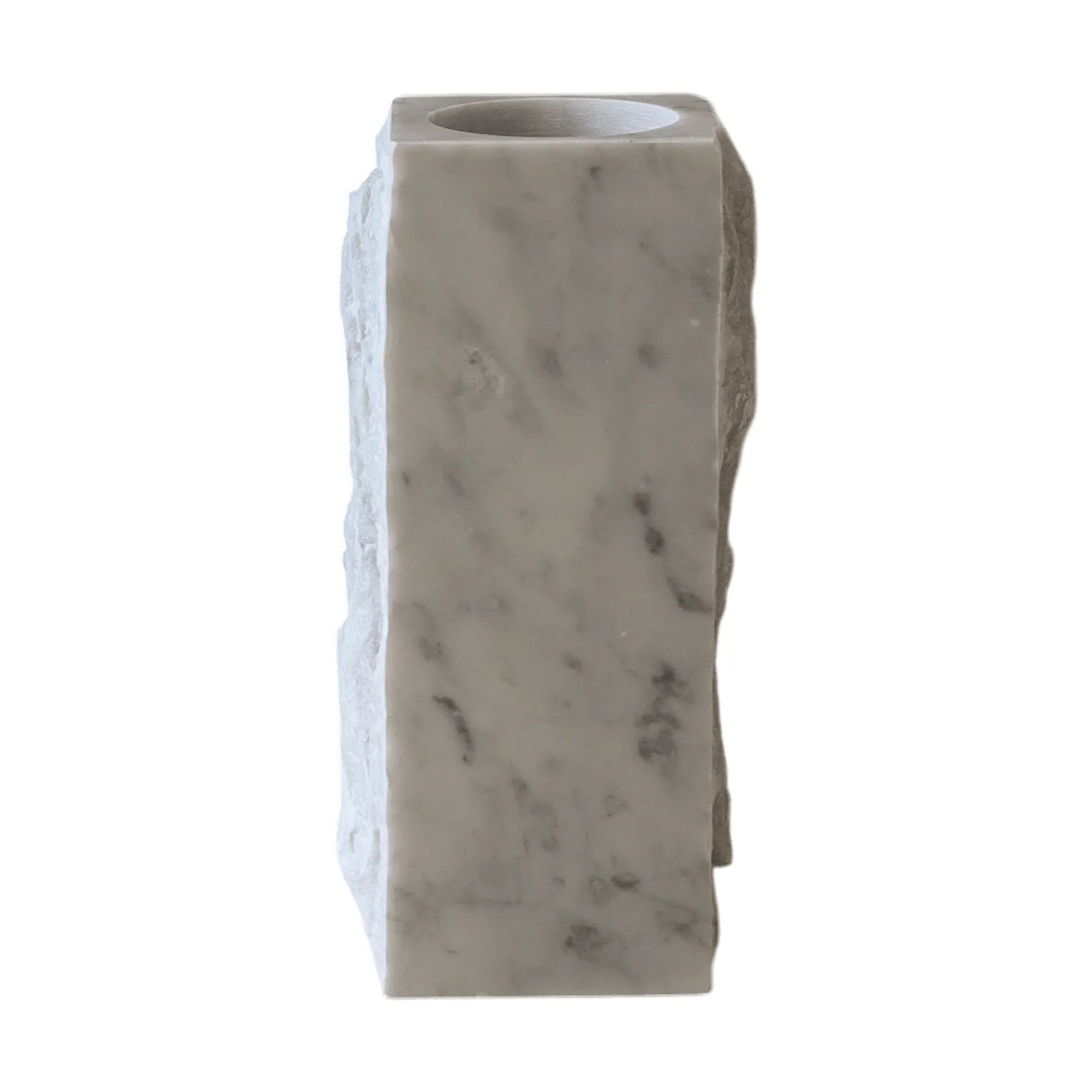 Carrara Edge marble vase, Medium, 30 cm Botané