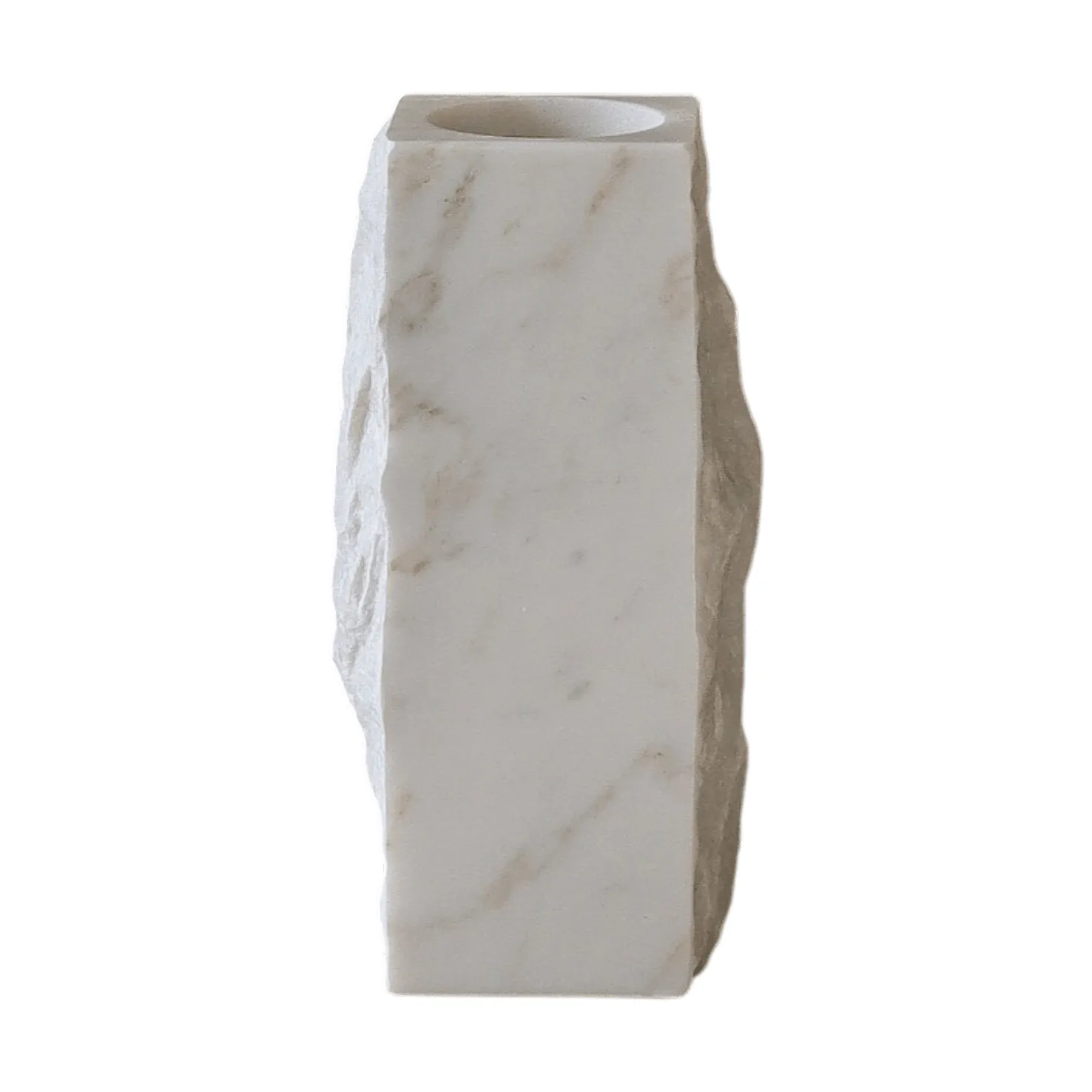 Carrara Edge marble vase, Small, 25 cm Botané