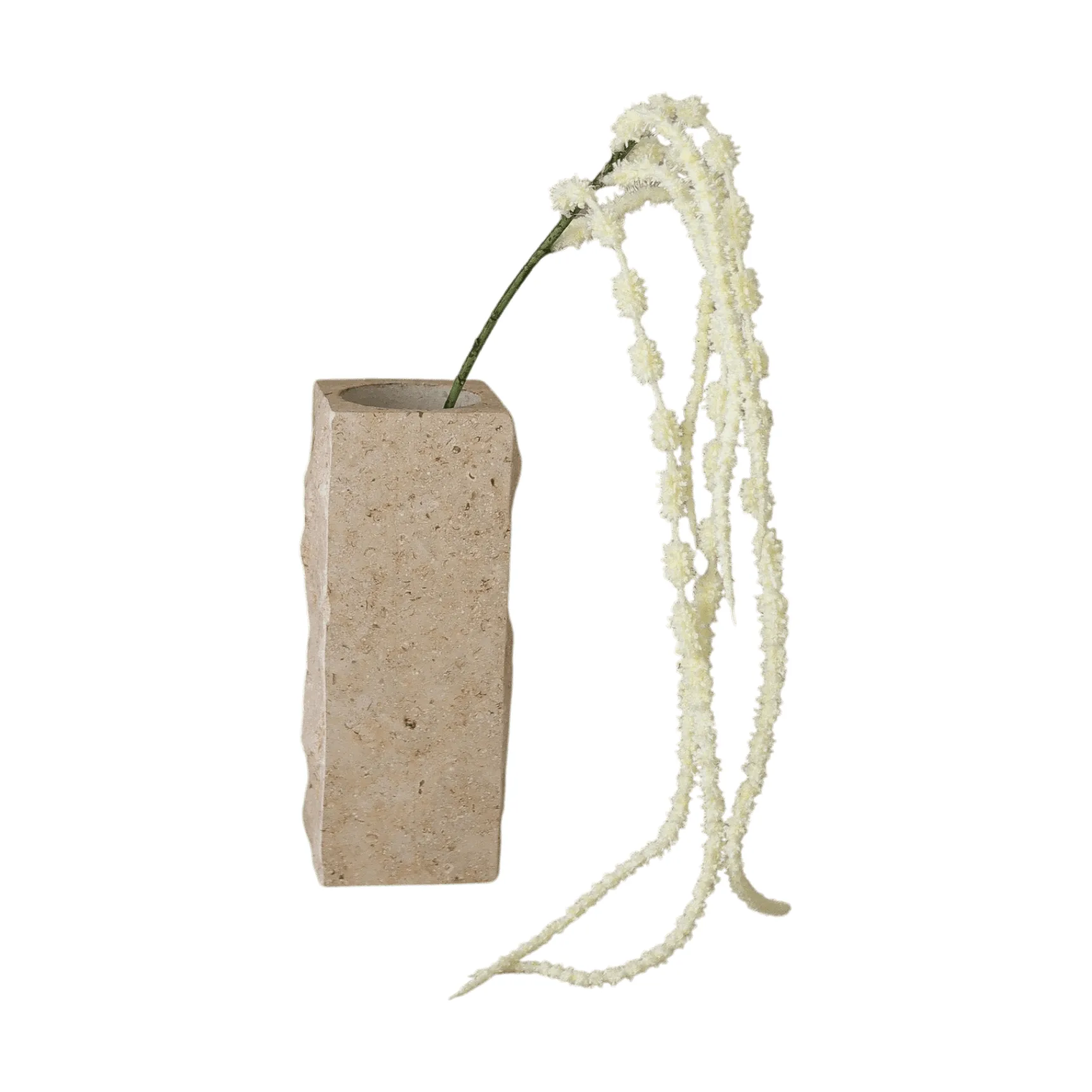 Hanging amaranth artificial flower, White, 112 cm Botané