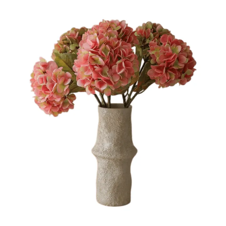 Hydrangea artificial bouquet - Soft pink, 60 cm, 5 pcs - Botané