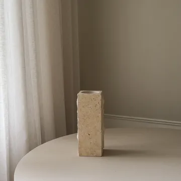 Limestone Edge marble vase - Medium, 30 cm - Botané
