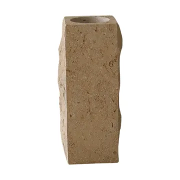 Limestone Edge marble vase - Small, 25 cm - Botané