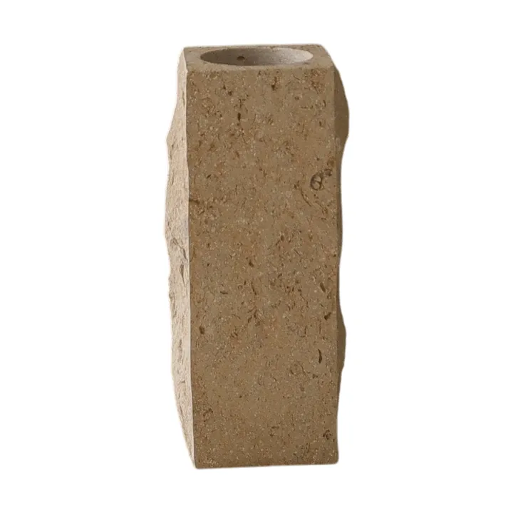 Limestone Edge marble vase - Small, 25 cm - Botané