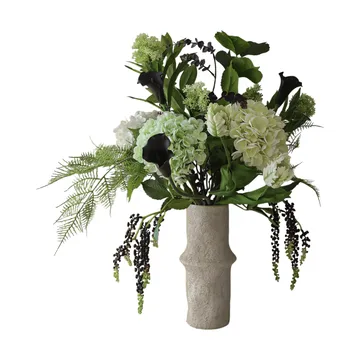 Moonlit Garden artificial bouquet - Hydrangea-parrot tulip-calla, 106 cm, 17 pcs - Botané