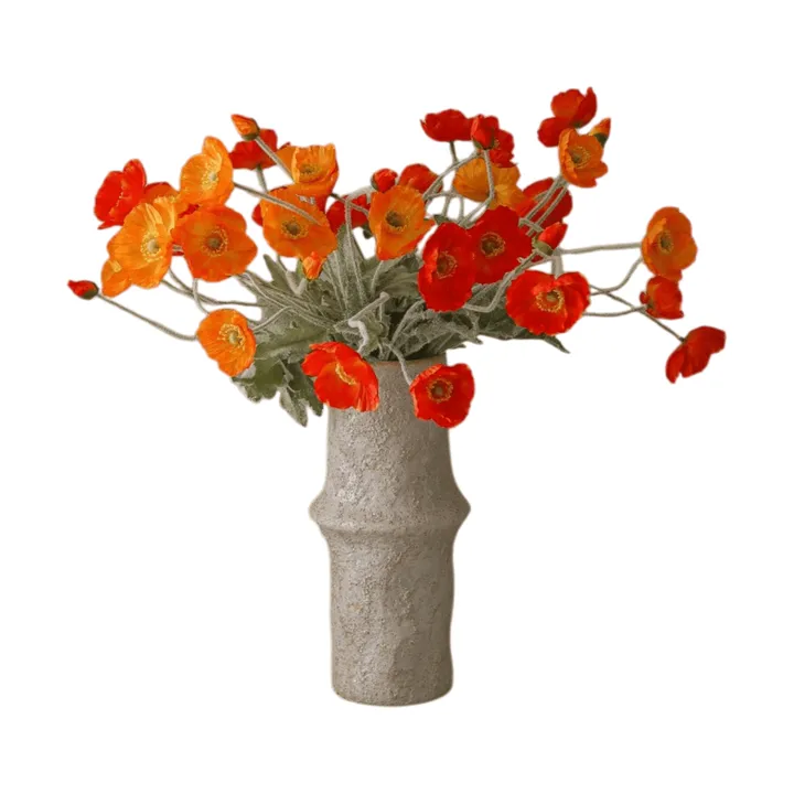 Poppy Sunset artificial bouquet - Vallmo, 56 cm, 11 pcs - Botané