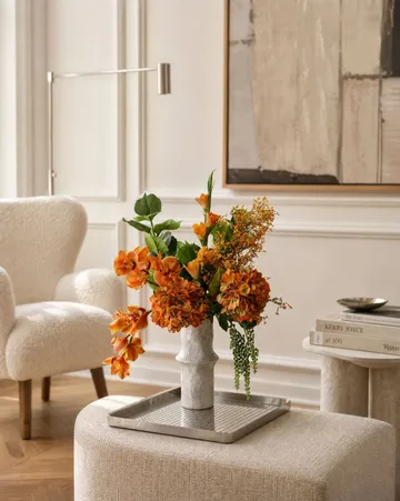 The Orangery artificial bouquet - Cymbidium orchid-gladiolus-hydrangea, 85 cm, 10 pcs - Botané