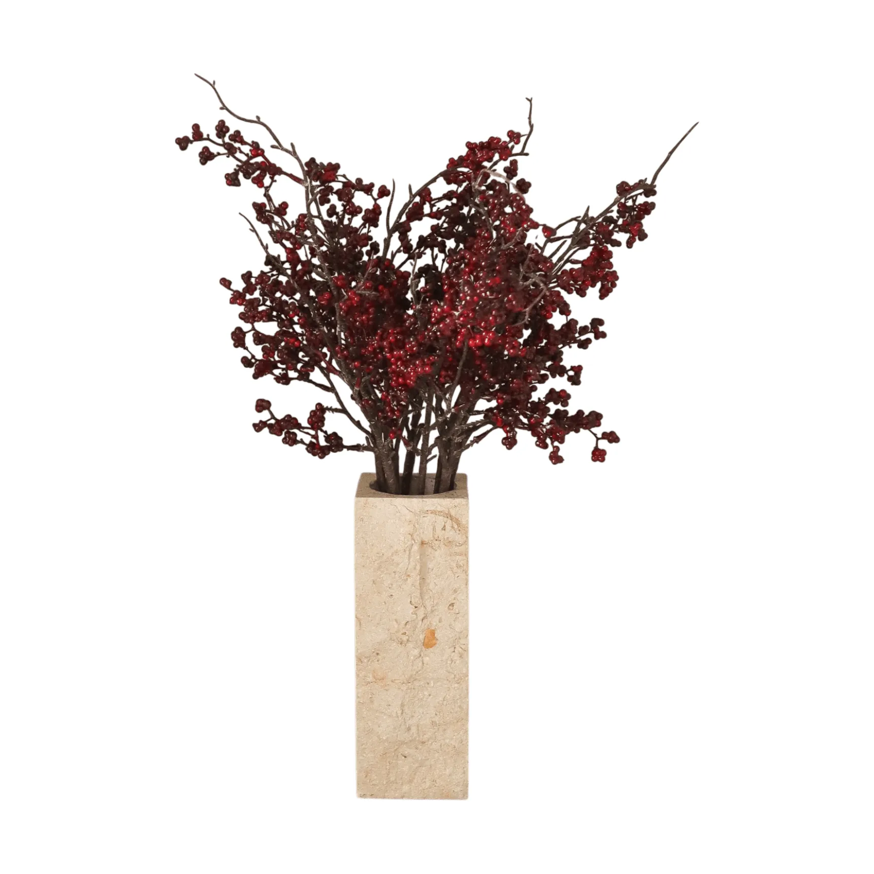 Wild Berry artificial bouquet, Dark red berry twigs, 66 cm Botané