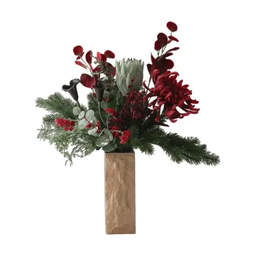Wild winter artificial bouquet - Protea, spider chrysanthemum, calla, eucalyptus, 84 cm - Botané