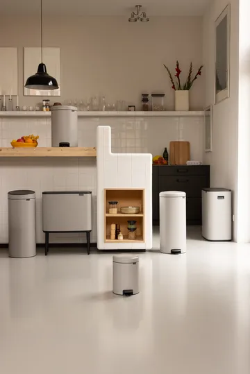 Bo pedal bin 2x30 L - Soft grey - Brabantia