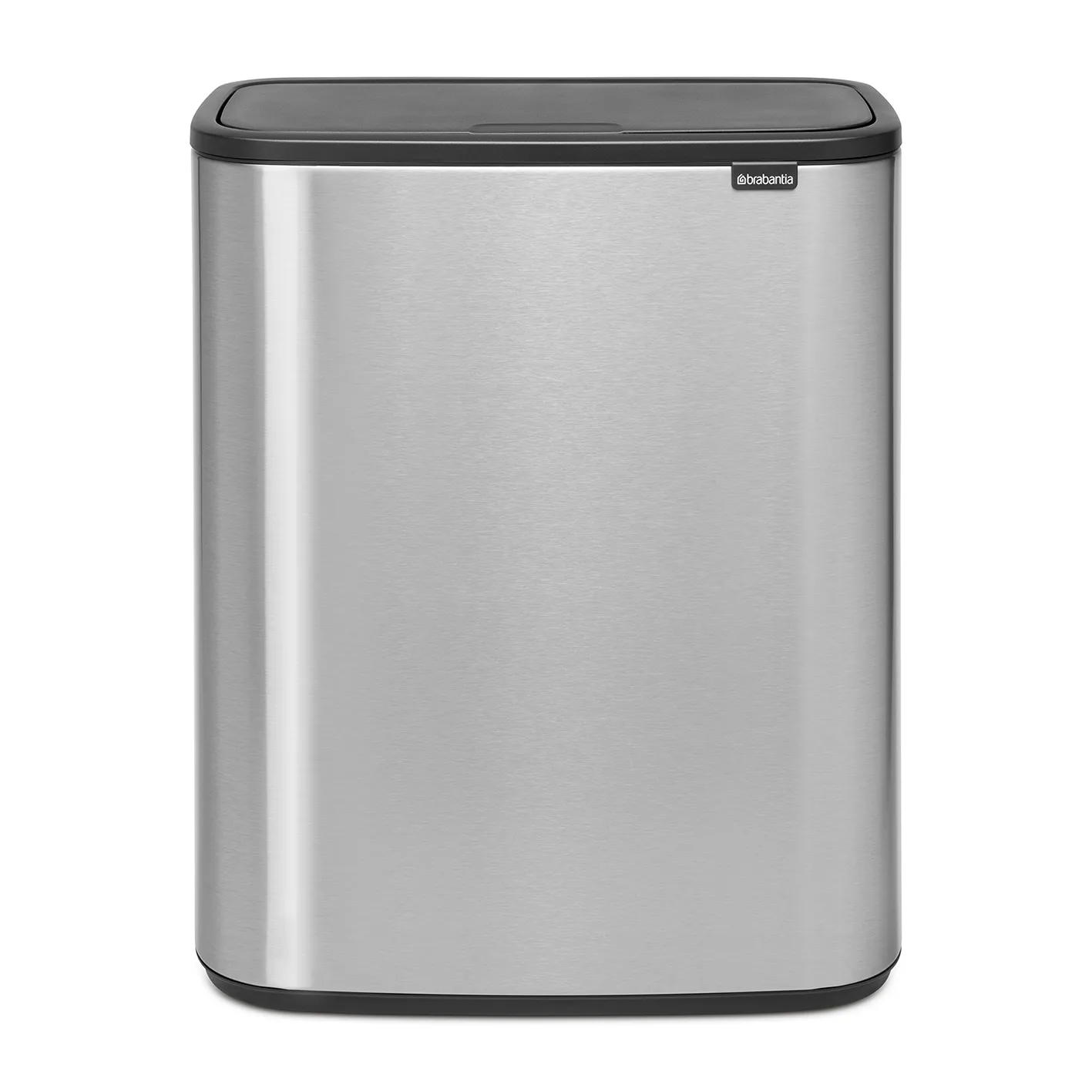 Bo touch bin 2x30 L, matte-brushed steel Brabantia