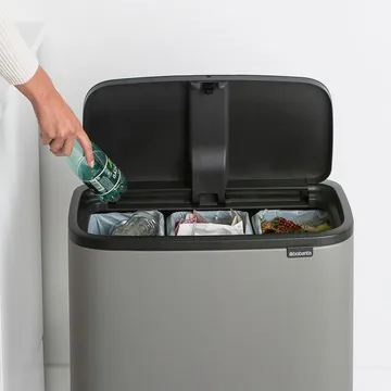 Bo touch bin 3 x 11 litre - Mineral concrete grey - Brabantia