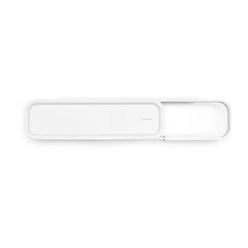 MindSet Toilet paper holder with shelf - Mineral Fresh White - Brabantia
