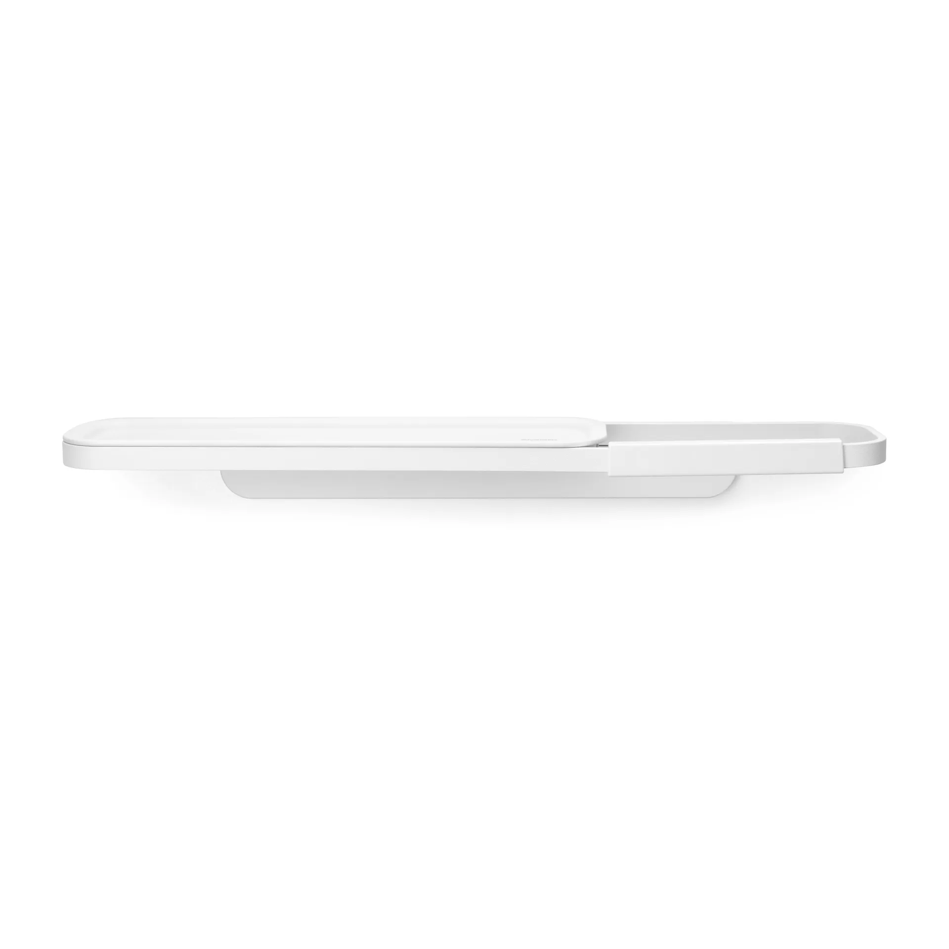 MindSet Toilet paper holder with shelf, Mineral Fresh White Brabantia
