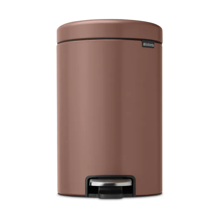 New Icon pedal bin 12 liter, Satin taupe Brabantia