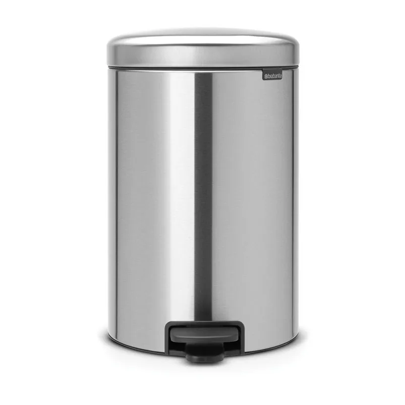 New Icon pedal bin 20 liter, Matt steel fingerprint proof Brabantia