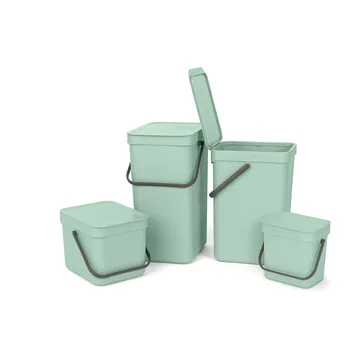 Sort & Go waste bin 3 L - Jade green - Brabantia