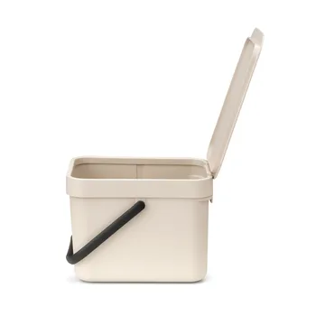 Sort & Go waste bin 6 l. - Soft Beige - Brabantia