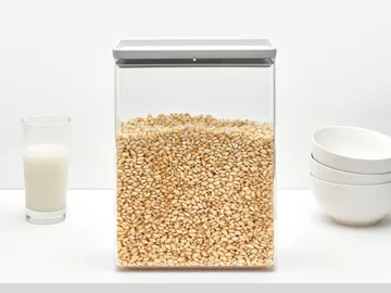 TASTY+ stackable container 5.4 liters - Light grey - Brabantia