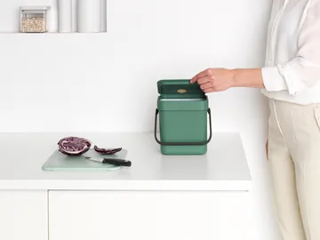Waste bin Sort & Go 3 L - Fir Green - Brabantia