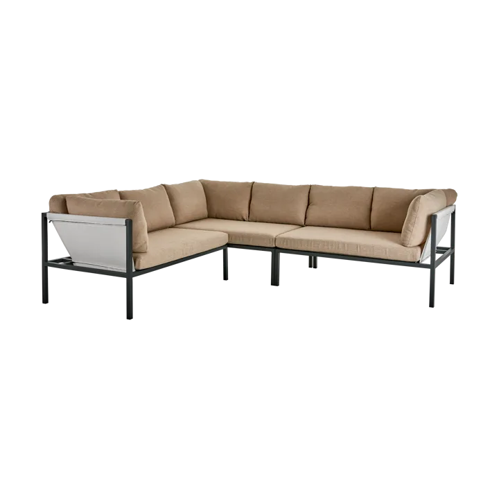 Allie corner sofa - Barley-anthracite - Brafab