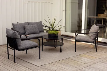 Bendt armchair - Black-teddy ant - Brafab