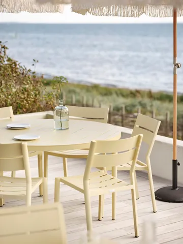 Bigby dining table - Dusty green, Ø100 cm - Brafab