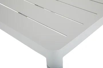 Bigby dining table - Light grey, 144x76 cm - Brafab