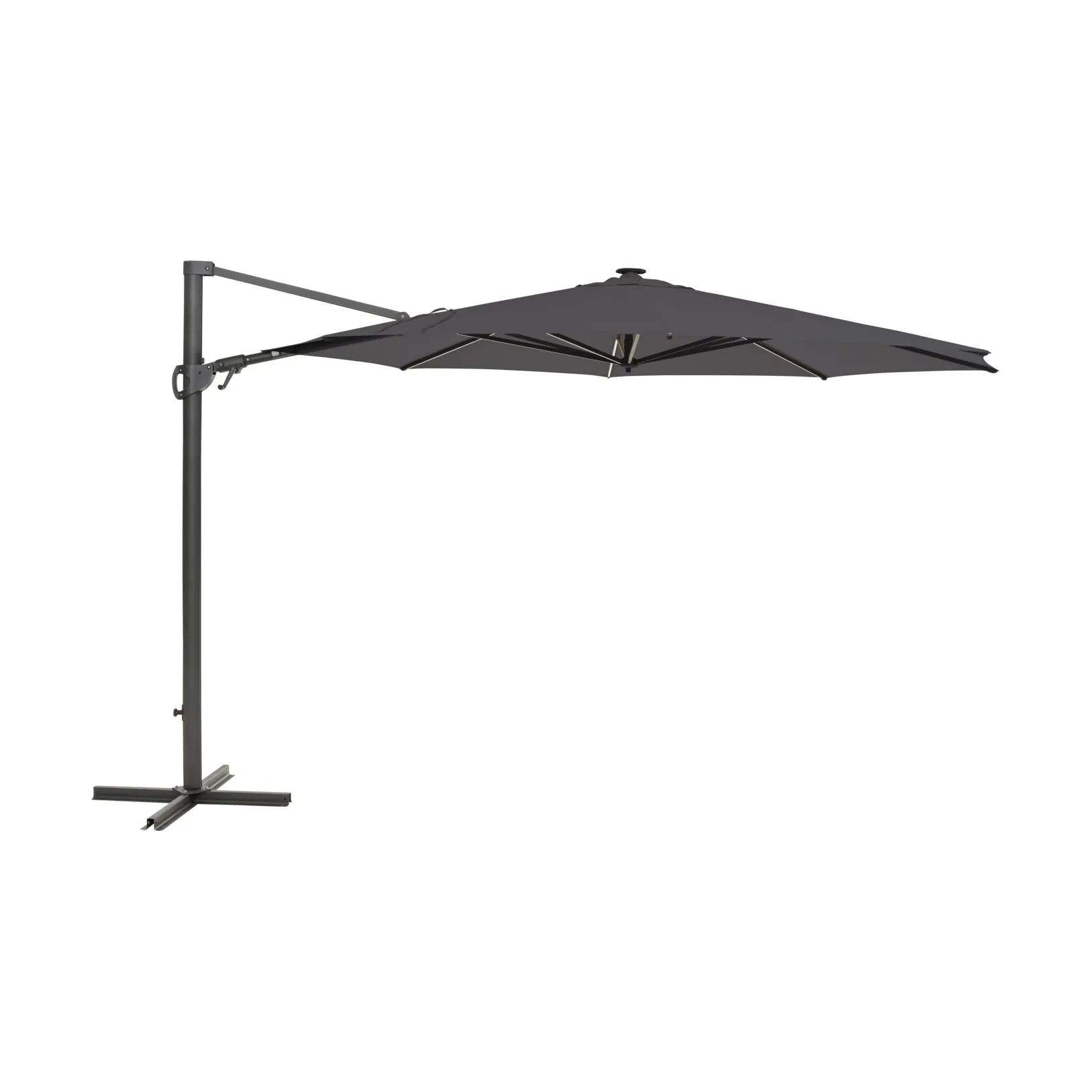 Cilento parasol, Anthracite grey Brafab