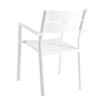 Delia armchair - White - Brafab