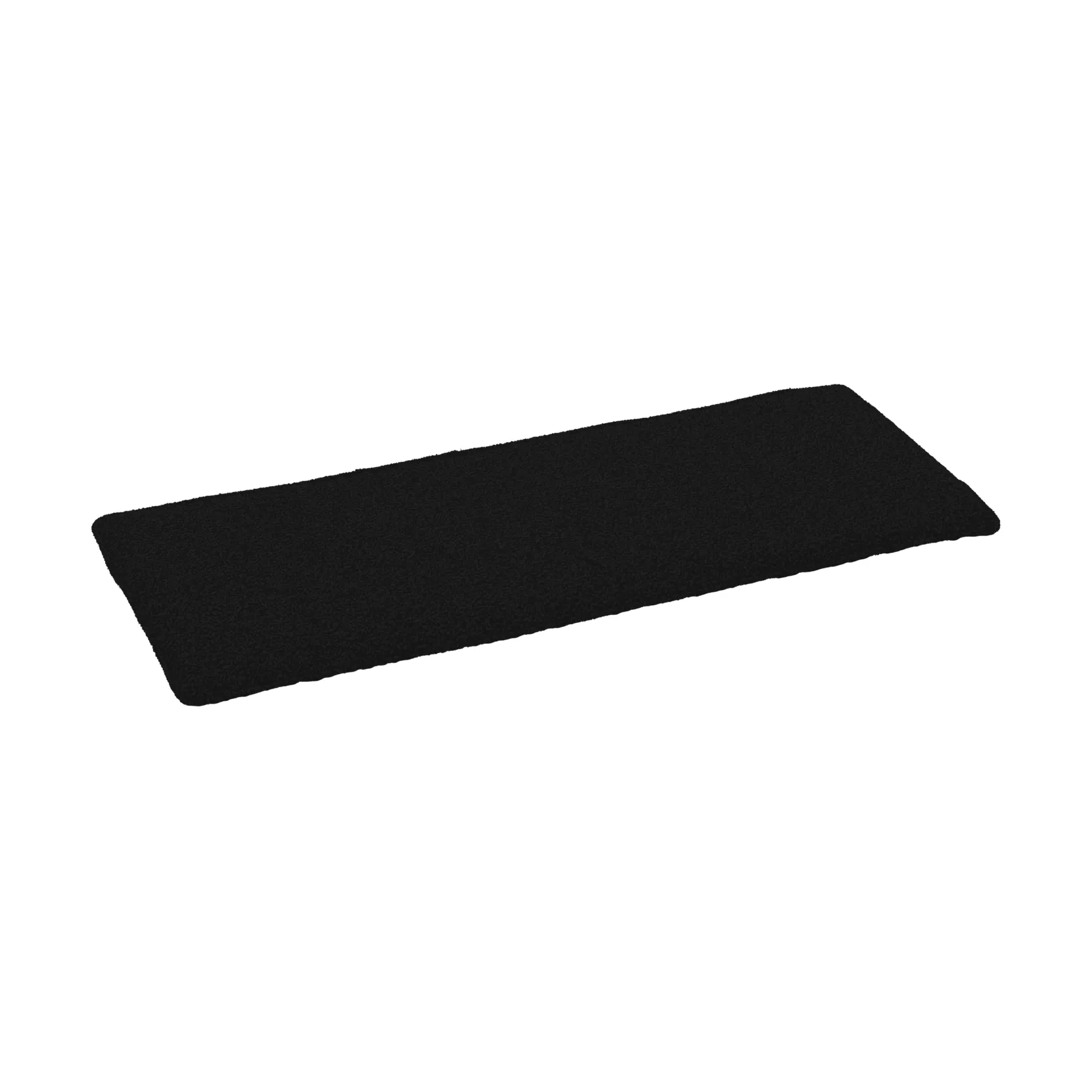 Frisk seat cushion, Teddy black, 37x102 cm Brafab