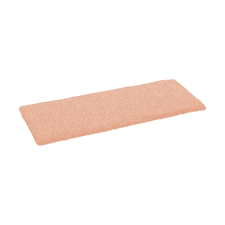Frisk seat cushion - Teddy orange, 37x102 cm - Brafab