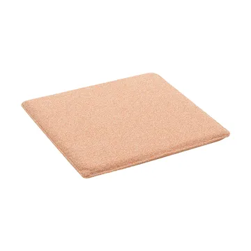Frisk seat cushion - Teddy orange, 48x53 cm - Brafab