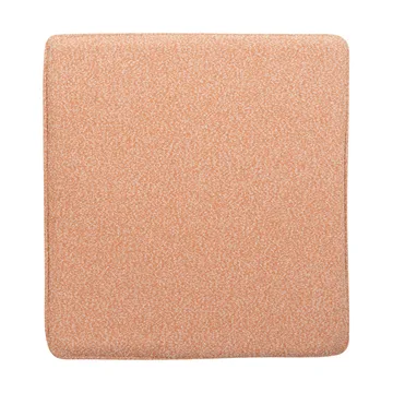 Frisk seat cushion - Teddy orange, 48x53 cm - Brafab