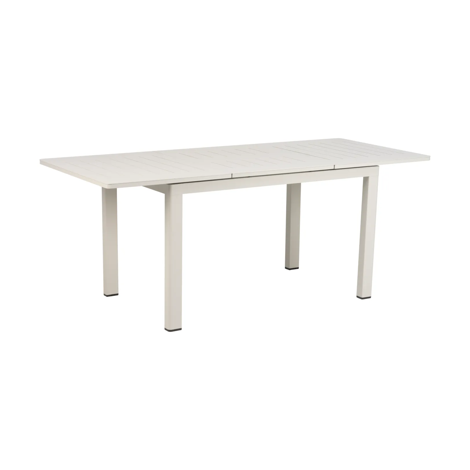 Lomma dining table, Light grey, 128-187x80x73 cm Brafab