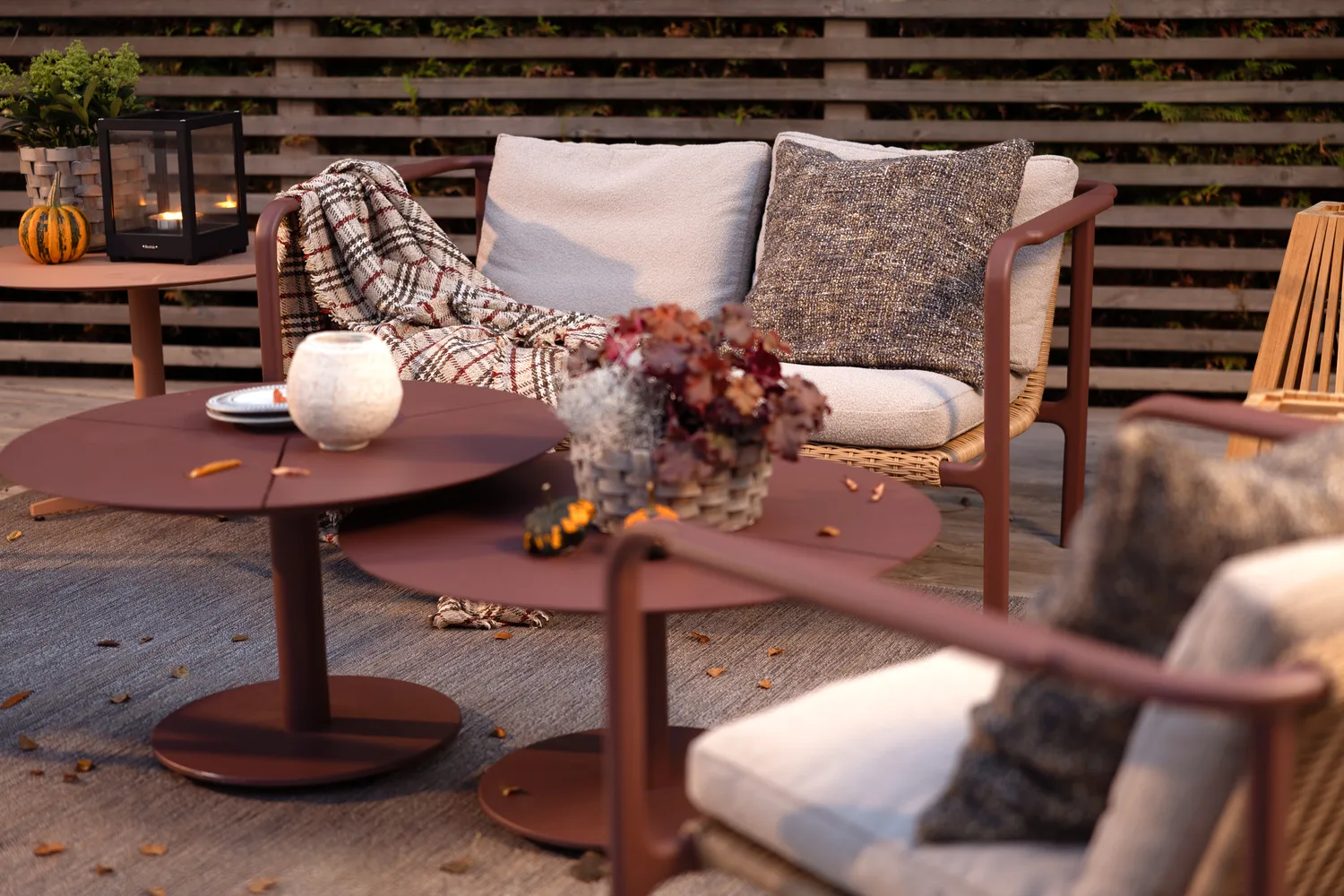 Motty armchair, Zin red-teddy beige Brafab