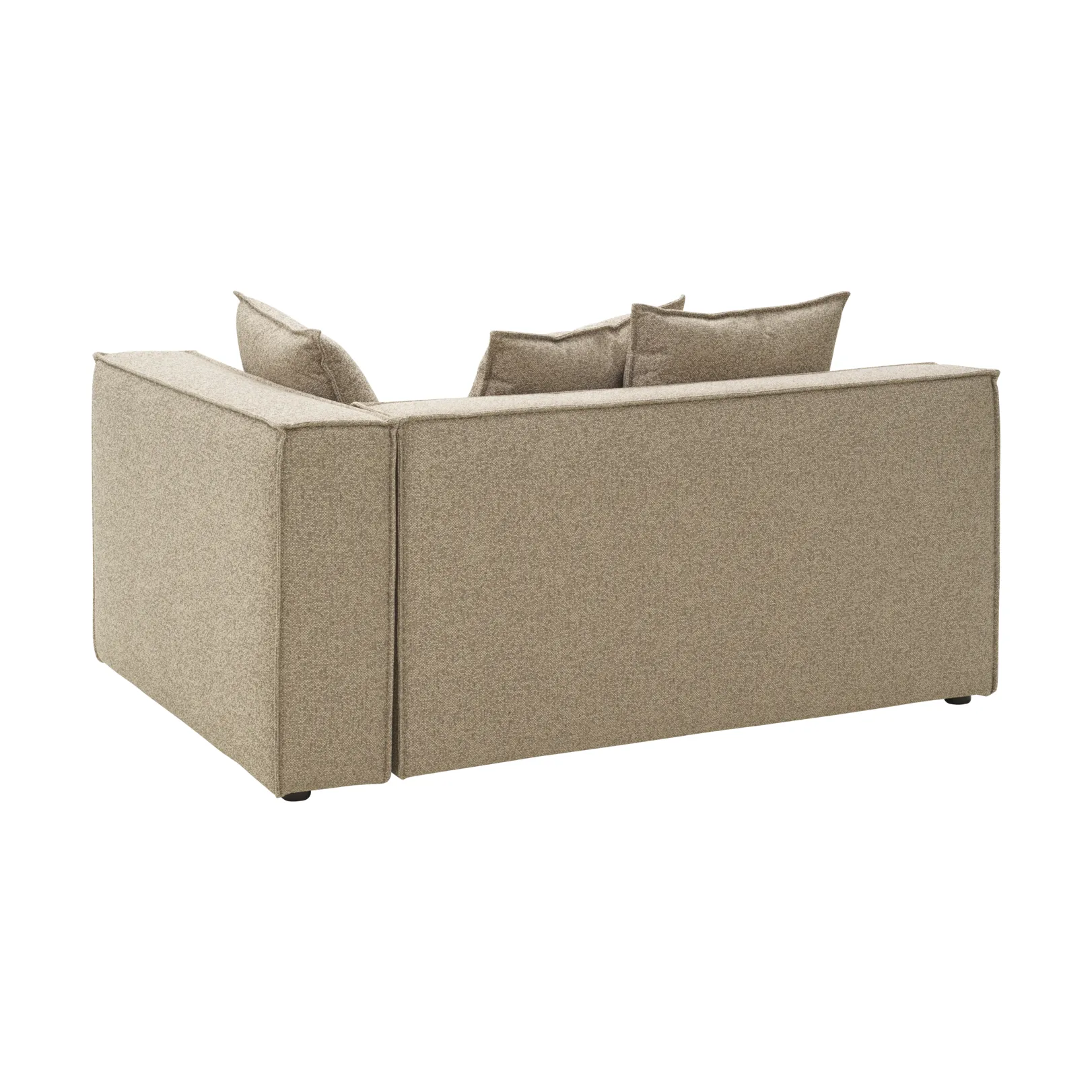 Muki sofa module, Light taupe, left end module Brafab