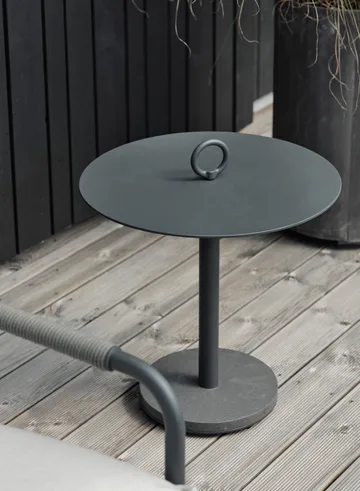 Niobe side table - Anthracite - Brafab