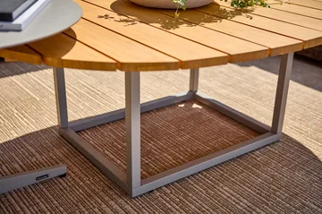 Olive coffee table - Khaki-bamboo, 110x80 cm - Brafab