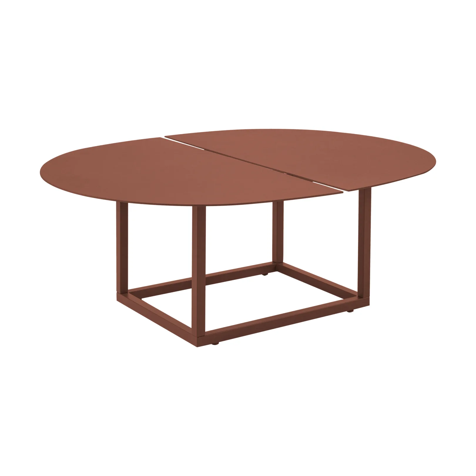 Olive coffee table, Zin red, 110x80 cm Brafab