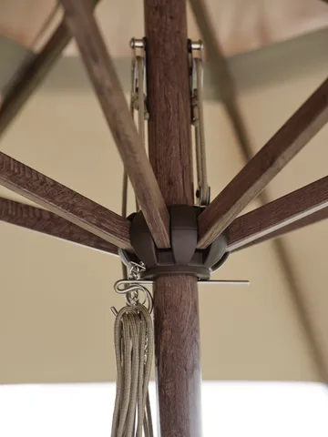 Paliano parasol - Brown-taupe 300 cm - Brafab