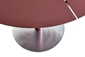 Peace Bistro café table Ø80 cm Zin red - Brafab