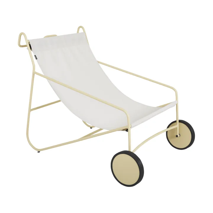 Poul Chair lounge armchair - Lemon-off white - Brafab
