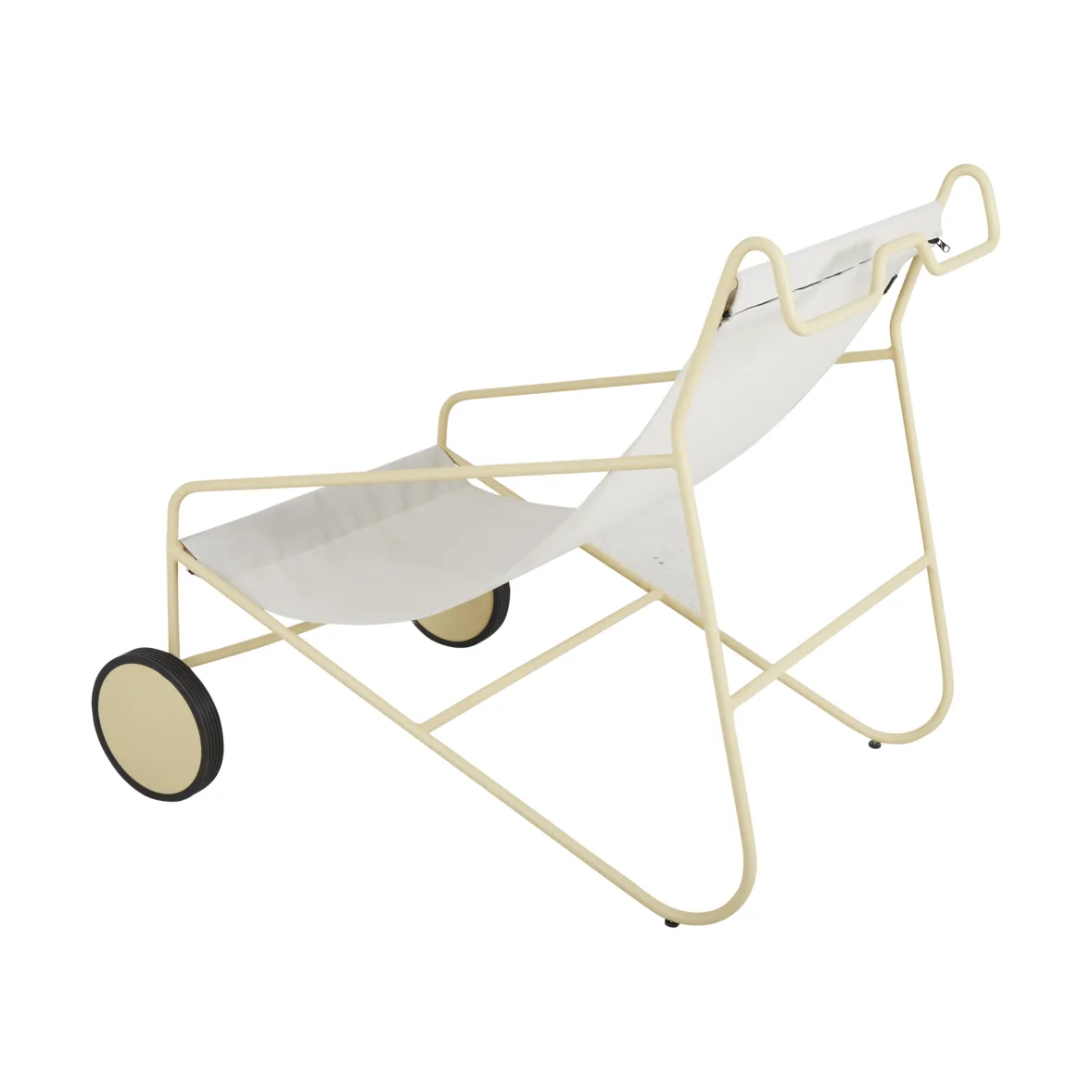 Poul Chair lounge armchair, Lemon-off white Brafab
