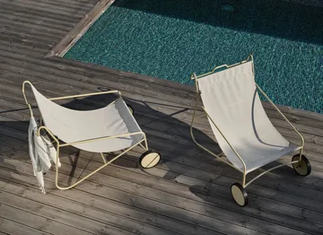 Poul Chair lounge armchair - Lemon-off white - Brafab