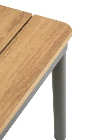Reno coffee table - Nordic green-natural wood, 110x70 cm - Brafab