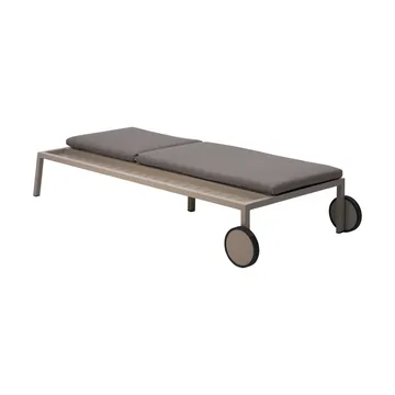Samvaro chaise lounge 218x92 cm - Khaki-soft dawn - Brafab