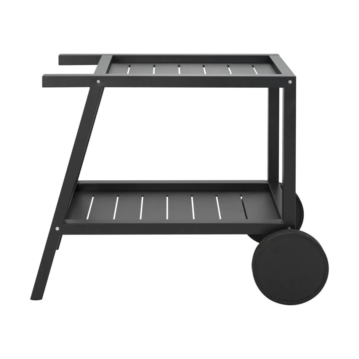 Samvaro serving trolley 86x49x69 cm, Black Brafab