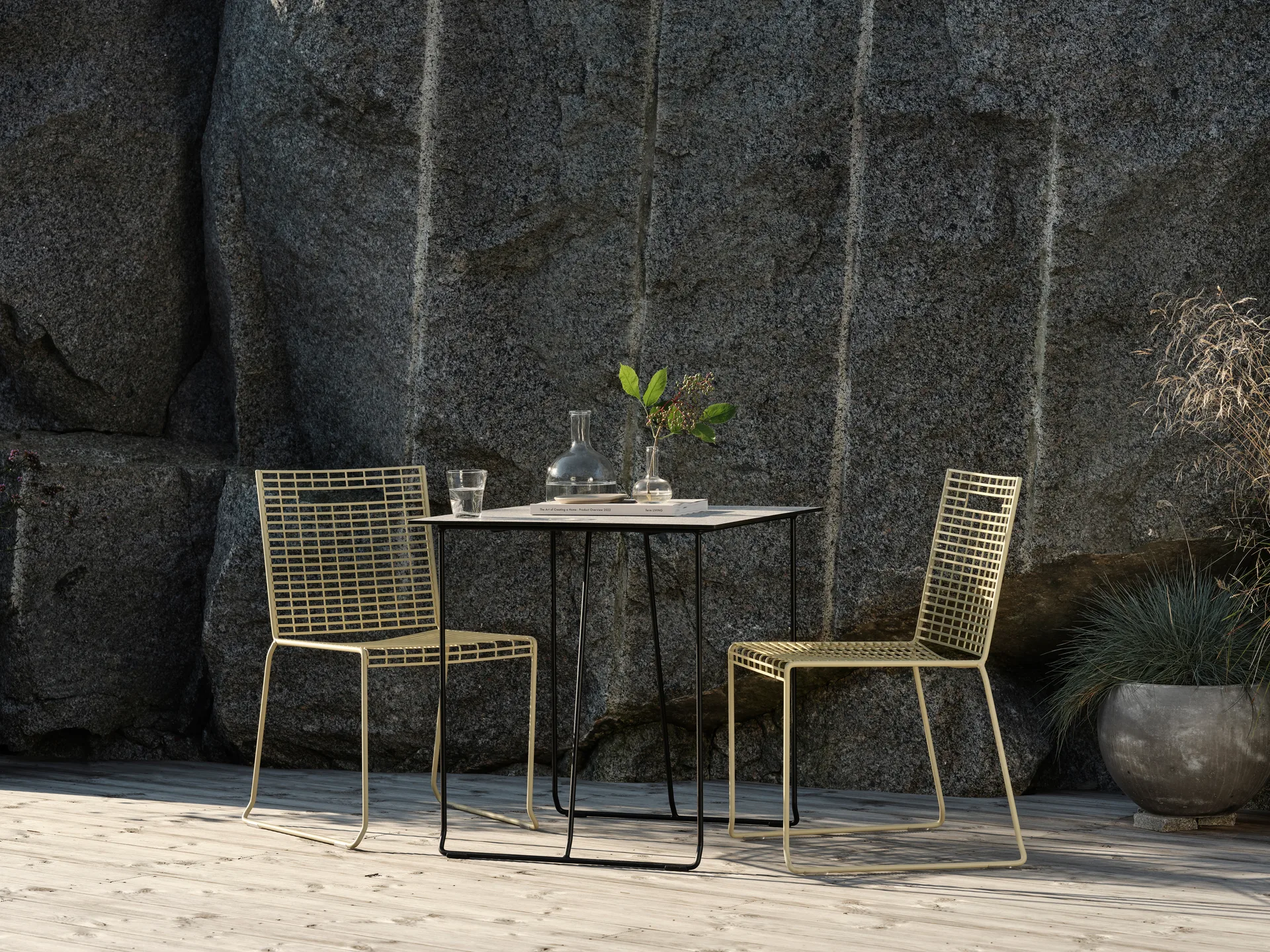 Sinarp chair, Dusty green Brafab