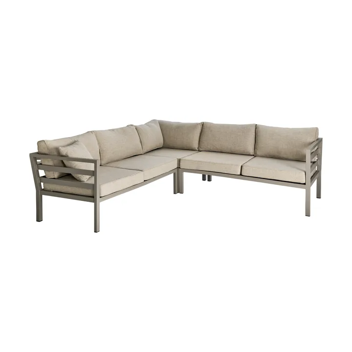 Weldon corner sofa - Khaki-sand - Brafab