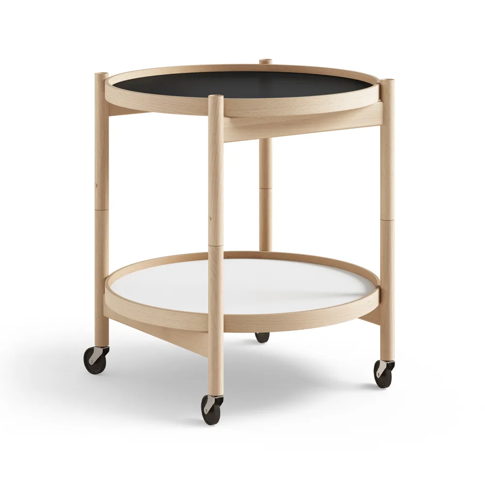 Bølling Tray Table model 50, Base, oiled beech stand Brdr. Krüger